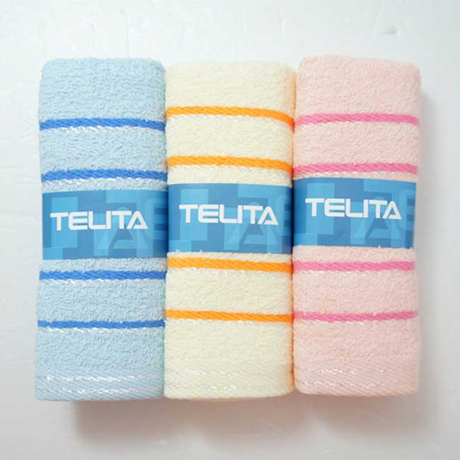絲光橫紋毛巾(超值9入組)TELITA