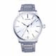 LICORNE  雙子TWINS 系列 雅緻三眼經典魅力紳士錶-銀白/42mm product thumbnail 1
