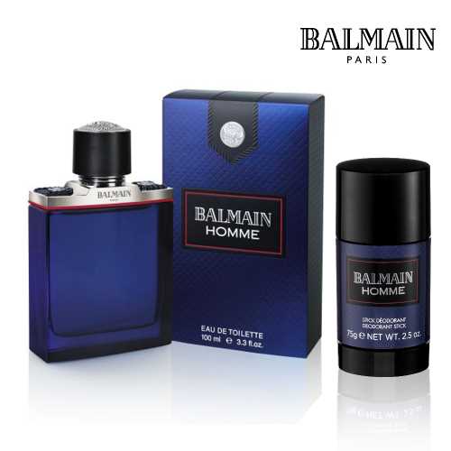 BALMAIN 軍裝搖滾男性淡香水100ml(贈同款體香膏75g)