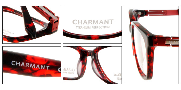 CHARMANT-Z眼鏡 尖端時尚/紅#CH10257 RE