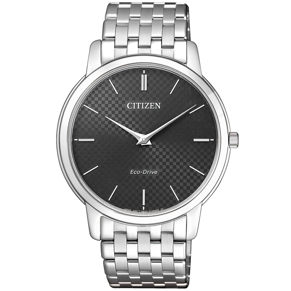 CITIZEN 低斂風尚光動能超薄手錶(AR1130-81H)-碳灰/39mm