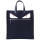 FENDI BAG BUGS 深藍色魔魔系列尼龍直立式手提包(展示品) product thumbnail 1