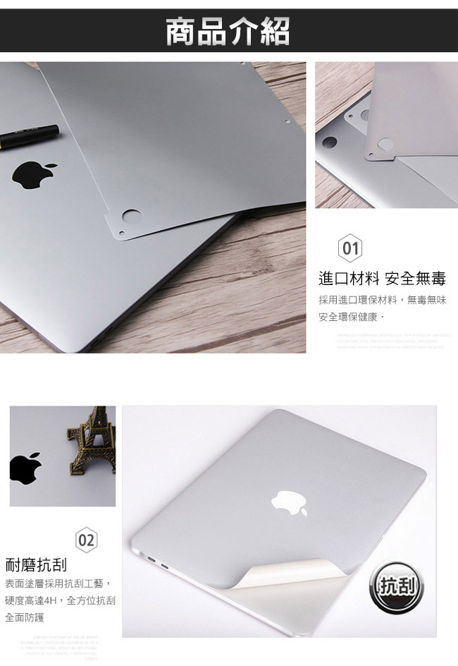 新款MacBook Pro Retina 13吋 專用機身保護貼