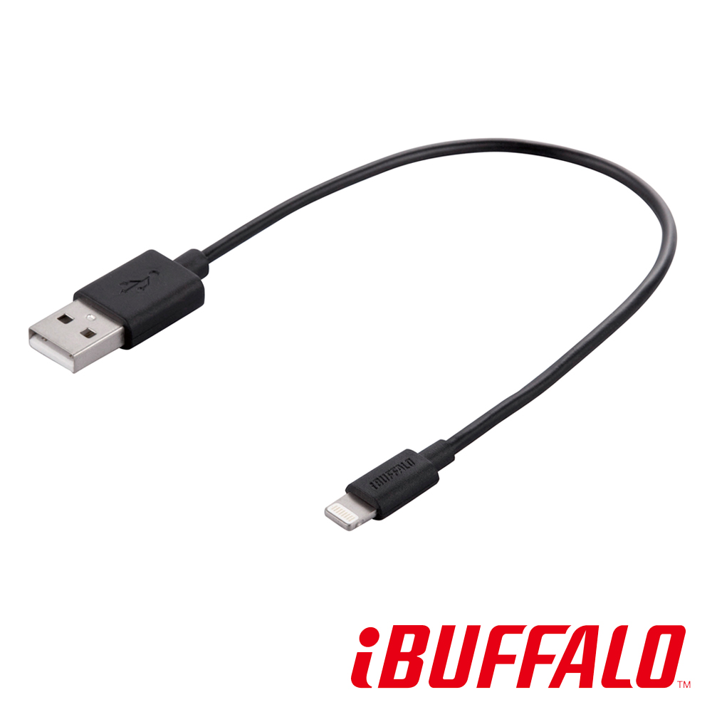 Buffalo APPLE  iphone Lightning 傳輸線-0.2M