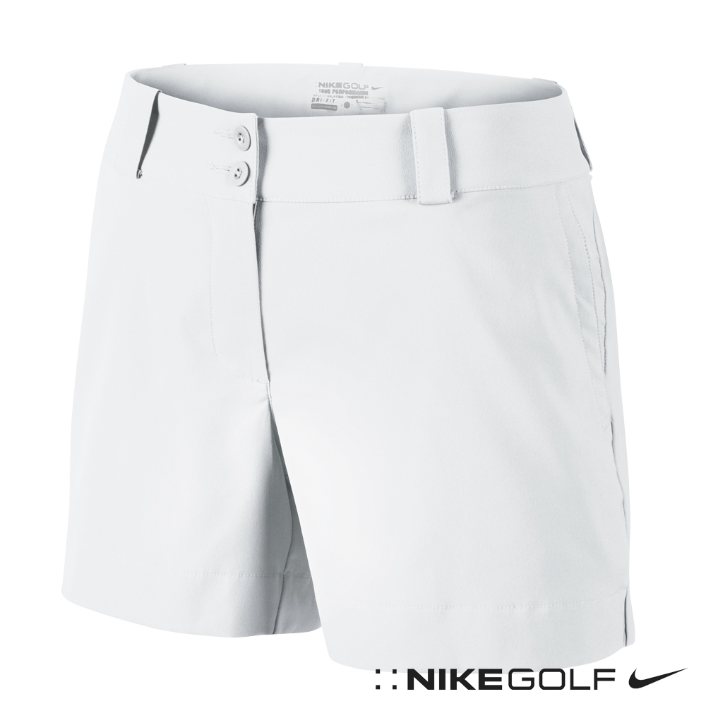 NIKE GOLF 女 休閒排汗短褲-白618271-100