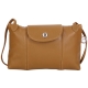 LONGCHAMP Le Pliage Cuir 小羊皮斜背包(棕色) product thumbnail 1