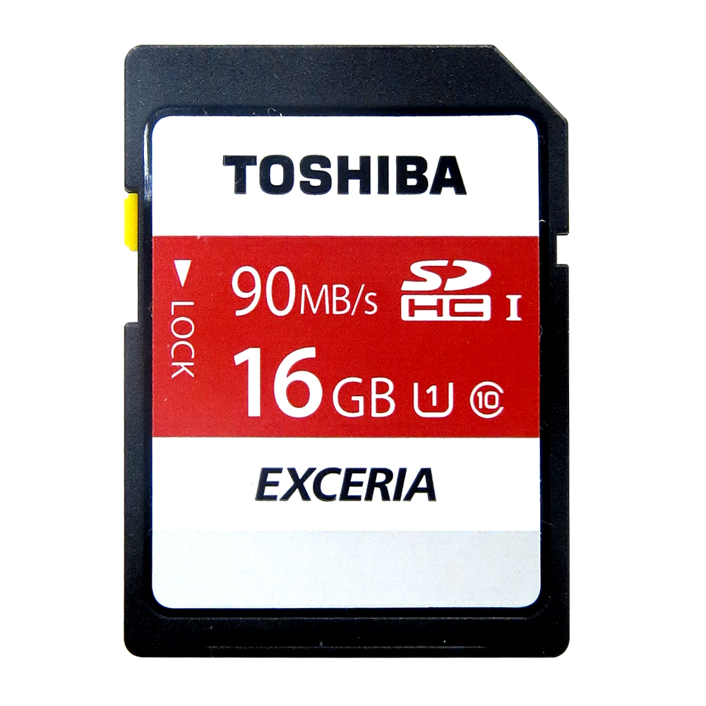 TOSHIBA 16GB UHS-I SDHC/SDXC 90MB高速傳輸記憶卡