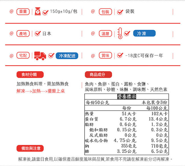 極鮮配888任選 日本進口-柳葉魚蛋蝦球(150±10%/包)-1包