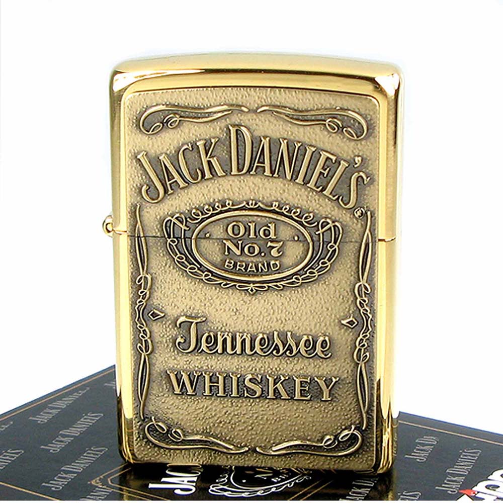 【ZIPPO】美系~Jack Daniels威士忌~浮雕標誌打火機