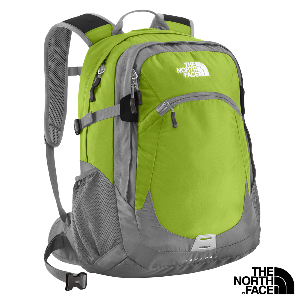 The North Face YAVAPAI 15吋電腦背包 樹蛙綠/石碑灰