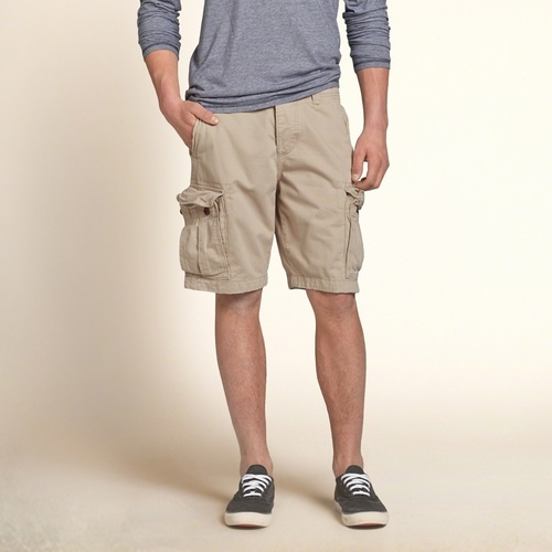 Hollister HCO 素色 短褲 卡其 206