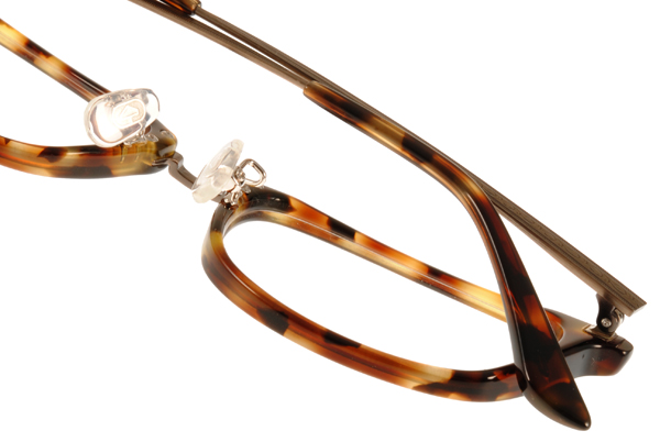 KATHARINE HAMNETT眼鏡 鏡腳雕刻鈦金屬系列/琥珀棕#KH9139 C02