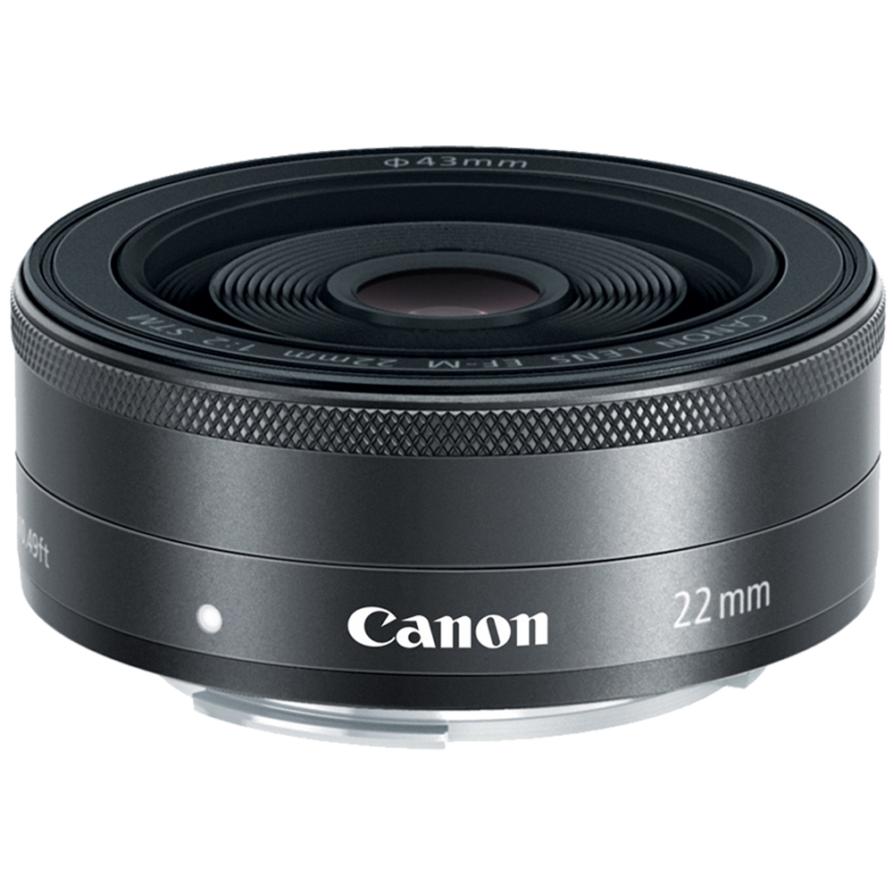 Canon EF-M 22mm F2.0 STM 定焦鏡頭 (平輸彩盒) 黑色