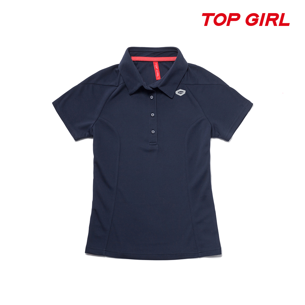 TOP GIRL 吸濕排汗POLO衫-丈青