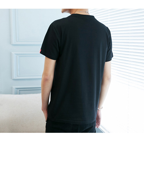 幾何圖形短袖T恤 三色-HeHa