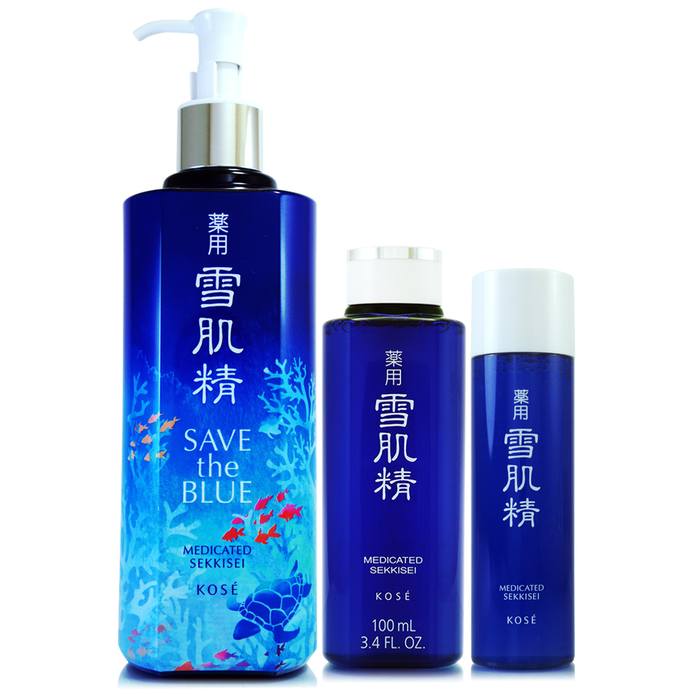 KOSE高絲 雪肌精化妝水(珍愛海洋版)500ml+100ml+45ml