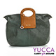 YUCCA - 日系風簡約牛皮包-墨綠色 D0100106C77 product thumbnail 1