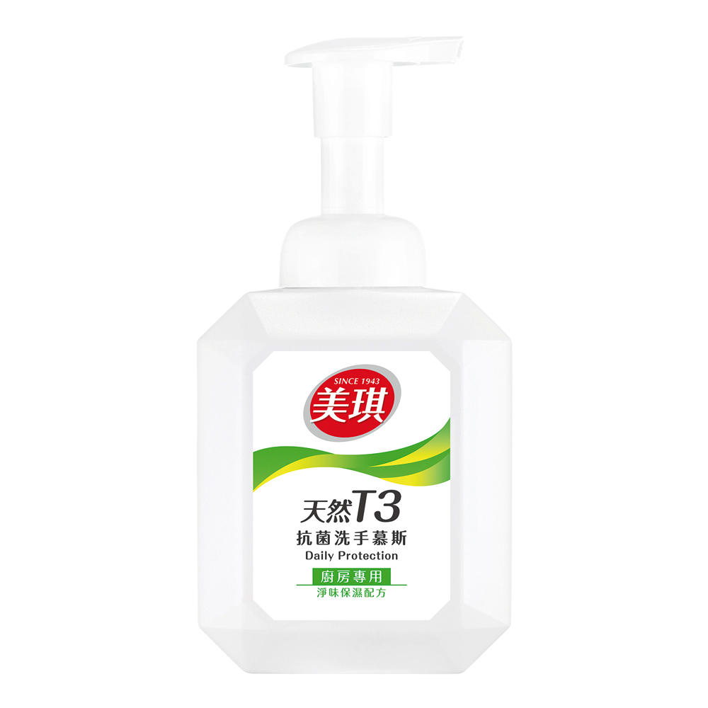 美琪 天然T3抗菌洗手慕斯廚房專用 500ml