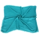 FENDI 藍綠色雙F織紋羊毛流蘇披肩(60%WOOL) product thumbnail 1