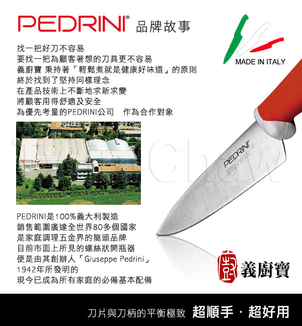 義廚寶 PEDRINI系列21cm主廚刀(肉品適用刀)