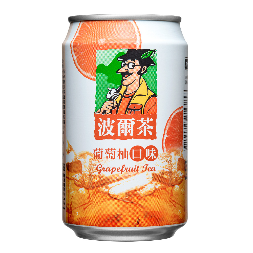 金車波爾茶葡萄柚口味 320ml(6罐)