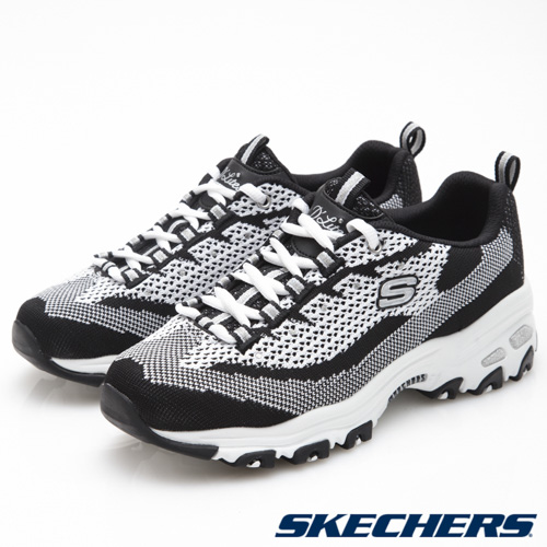 SKECHERS (女) 運動系列 D LITES - 11955BKW