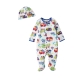 baby童衣 純棉長袖包腳連身衣2件組含嬰兒帽 50517 product thumbnail 2