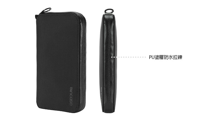 INCASE EO Passport Zip Wallet 防盜科技護照夾 (黑)