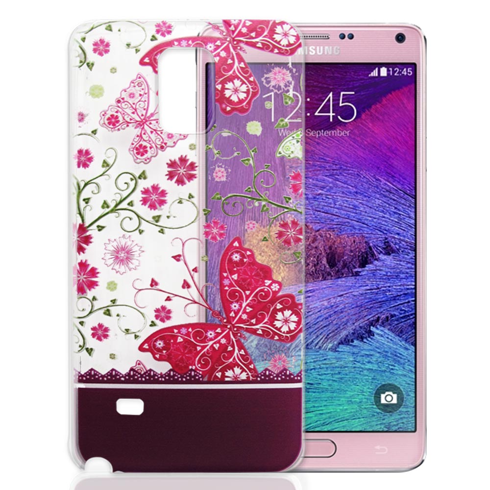 VXTRA Samsung Galaxy Note 4 法式浪漫 彩繪軟式手機殼 product image 1