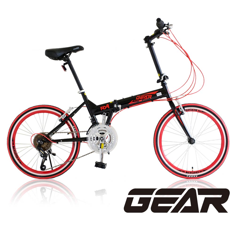 GEAR 跑車型451輪組24速折疊車_FD4