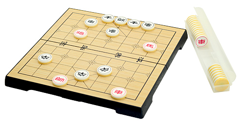 星羅棋布 折疊收納式磁性象棋棋盤組