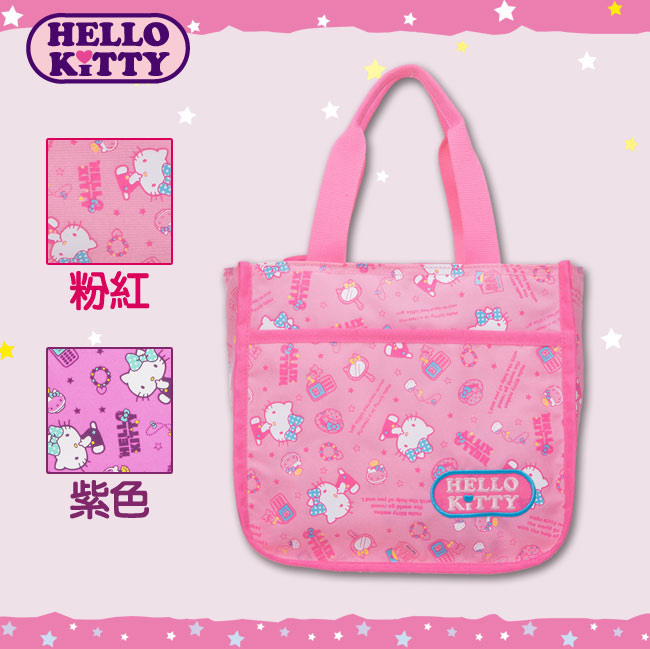 Hello Kitty 休閒潮流手提包-粉紅KT88B04PK