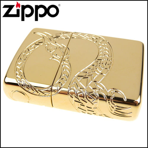 【ZIPPO】美系~Dragon-龍紋深刻鍍金打火機