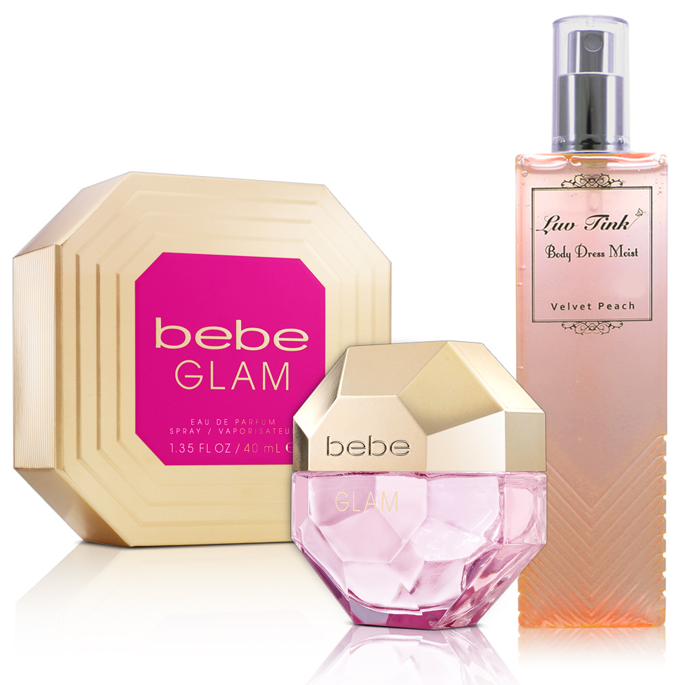 BeBe GLAM 華麗鑽石女性淡香精40ml+唯美佳人芳香凝露150ml