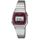 CASIO 經典復古風數位女腕錶(LA-670WA-4A)-酒紅框/24.6mm product thumbnail 1