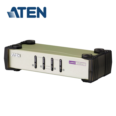 ATEN 4埠USB+PS/2 雙介面 KVM 多電腦切換器 (CS84U)