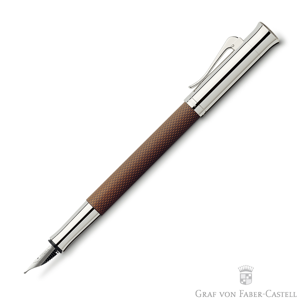 GRAF VON FABER-CASTELL 多彩繩紋系列白蘭地繩紋飾鋼筆