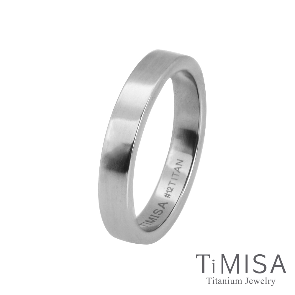 TiMISA 簡約 純鈦戒指
