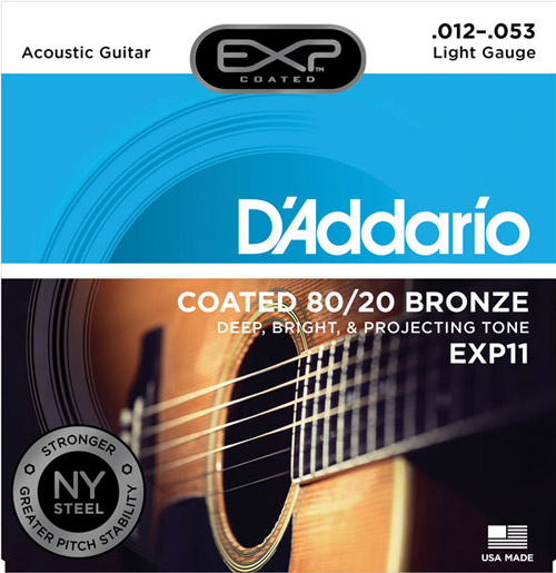 DAddario DDXF-EXP11 黃銅民謠木吉他套弦