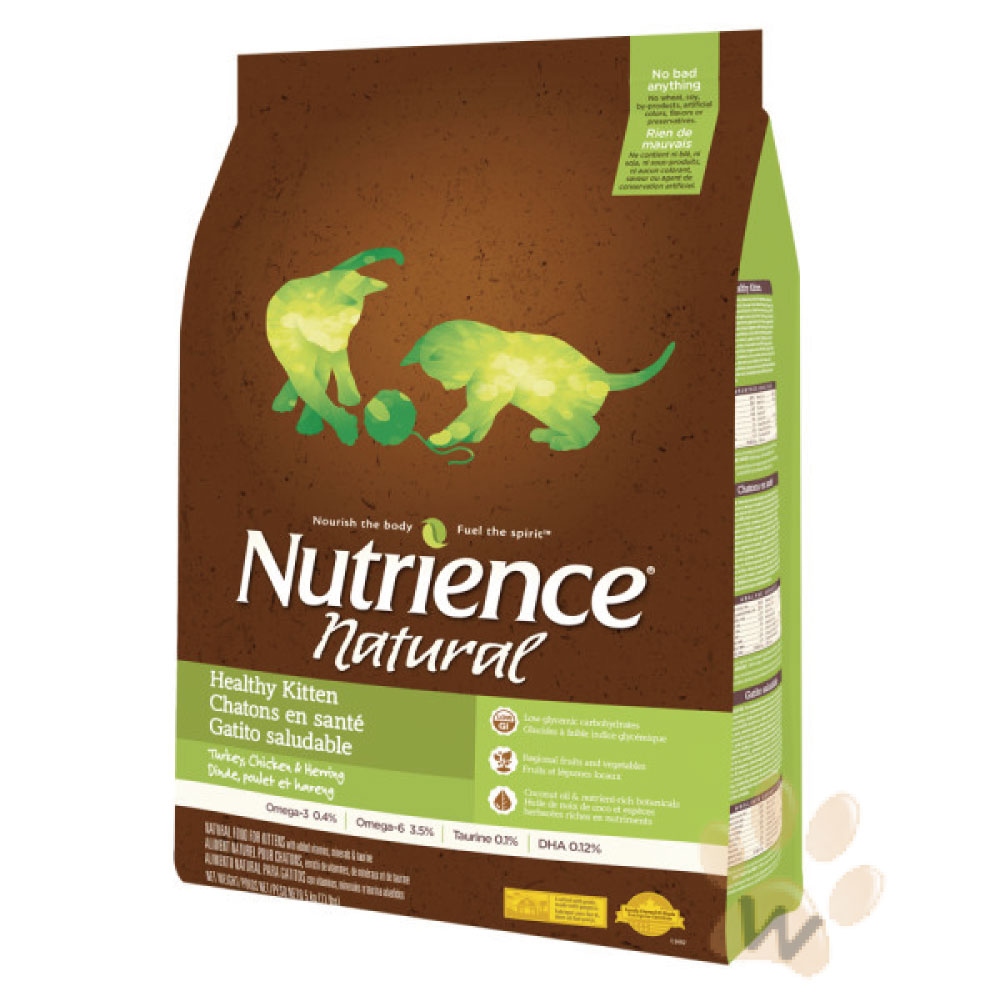 美國Nutrience紐崔斯 Natural幼貓火雞肉2.5kg 1入