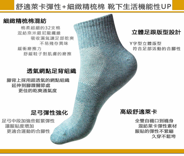 TiNyHouSe 舒適襪系列 薄型運動襪2入(二色可選)