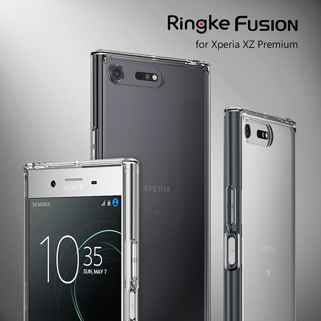 Ringke Xperia XZ Premium Fusion 透明背蓋防撞手機殼