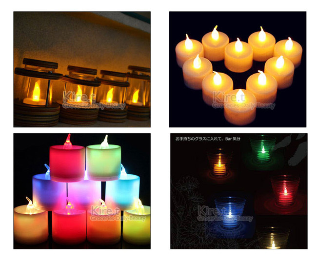 超值6入 Kiret LED蠟燭燈-告白求婚 情人節 黃光/七彩任選