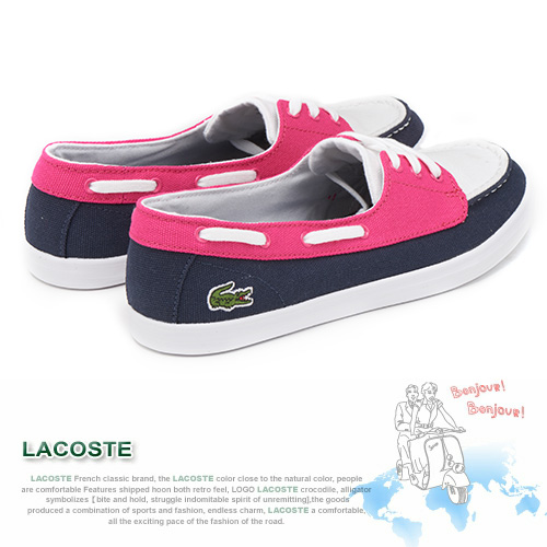 LACOSTE ziane 女用帆布綁帶休閒鞋