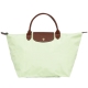 LONGCHAMP 摺疊短把水餃手提包(中/粉綠色) product thumbnail 1