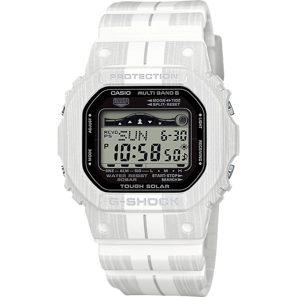 G-SHOCK 卡西歐 太陽能電木質樸感衝浪休閒錶(GWX-5600WA-7)-43mm