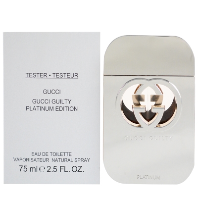 GUCCI 罪愛 白金版女性淡香水 75ml TESTER