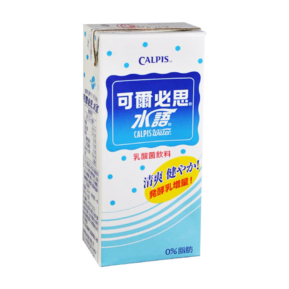 可爾必思水語 乳酸菌發酵乳(330mlx6入)