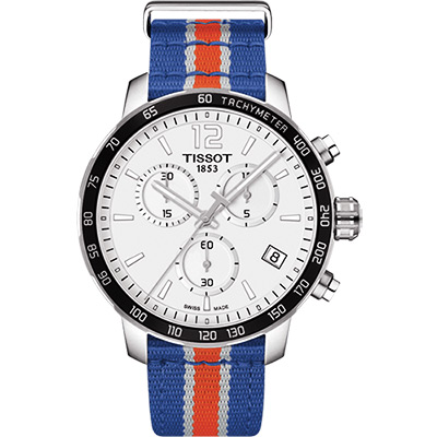 TISSOT 天梭 官方授權 X NBA ：紐約尼克隊特別版腕錶 新春送禮-42mm T0954171703706