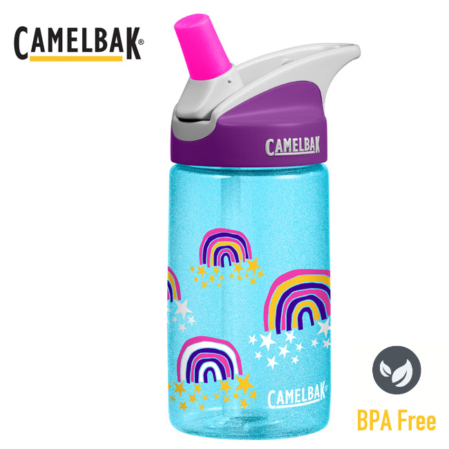 《CAMELBAK》兒童吸管運動水瓶 星星彩虹 400ml (CB1274413040)